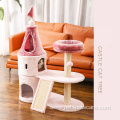 Cute boom Castle-type pet cat dog tree house